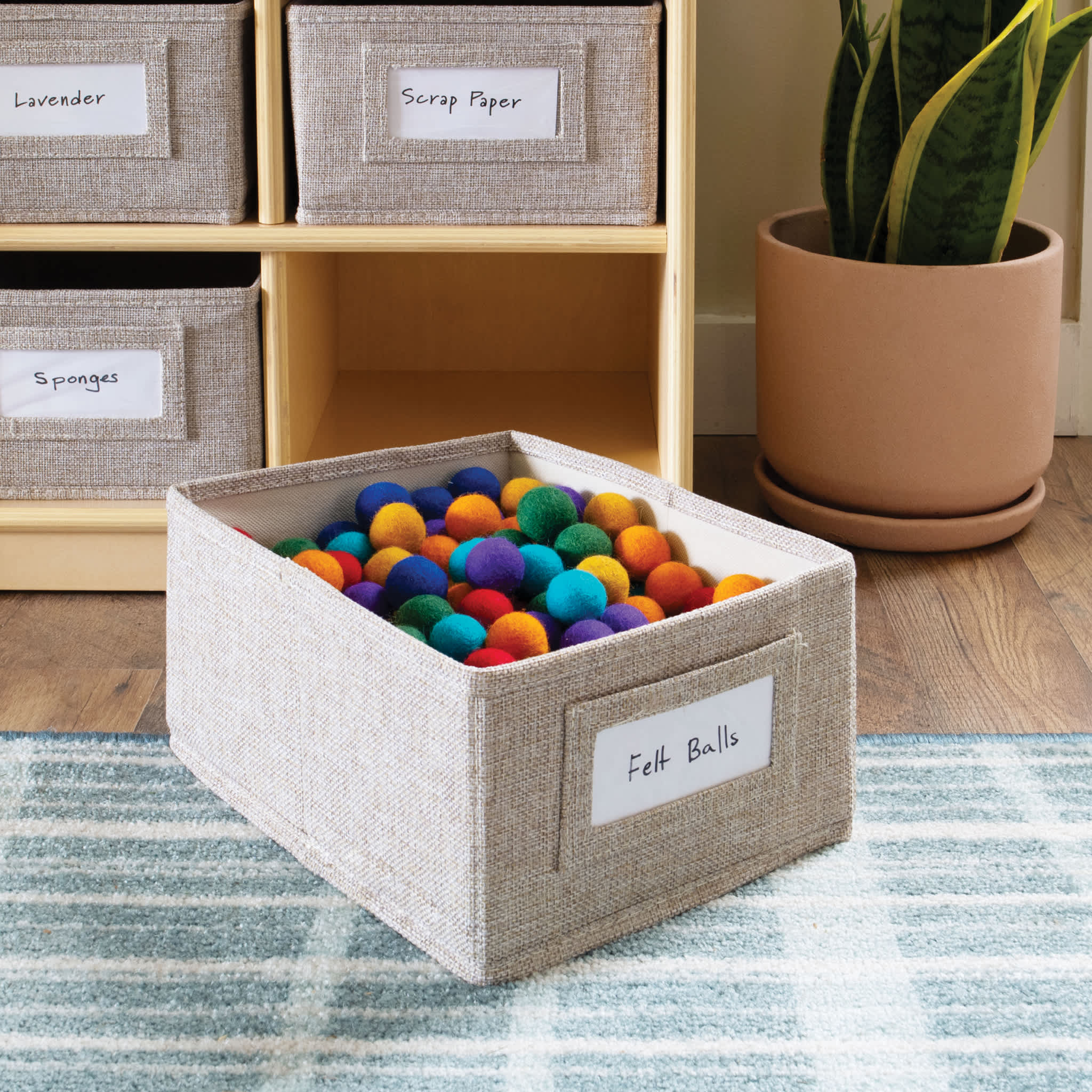 EdQ 8 Cubby Bin Storage Organizer - 30