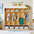 G80417 EdQ 5-Section Locker with Bench Natural Env 1528 Front | Natural