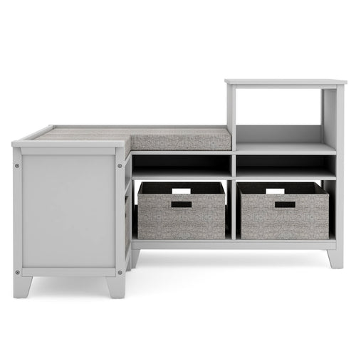 G76901 Corner Nook Martha Stewart Living and Learning Kids' Corner Nook Gray Front | Gray