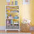 G76805 White Tall Bookcase Environmental 1Crop | Linen White