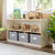 G80210 EdQ 24in 2 Shelf Open Storage White Env 1046 | White