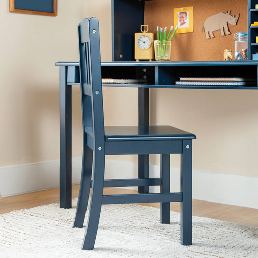 G27641 Media Desk Navy Env 6829 Detail | Navy