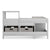 G76901 Corner Nook Martha Stewart Living and Learning Kids' Corner Nook Gray Back | Gray