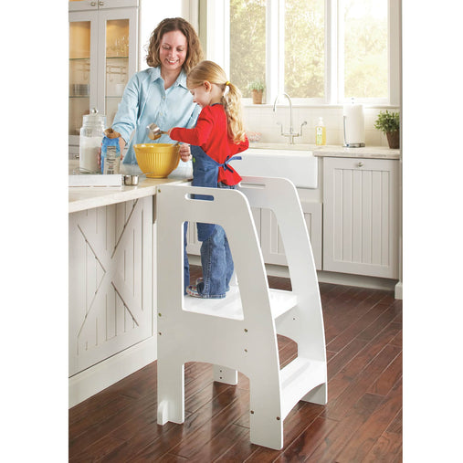 G97328 Step Up Kitchen Helper   White Model up | White