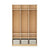 G80411 EdQ 3-Section Locker Natural Silo 2 Front | Natural