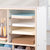 G80219 Shelves and 10 Bin Storage UnitWhite Detail 3 | White