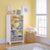 G76805 White Tall Bookcase Environmental 2 | Linen White
