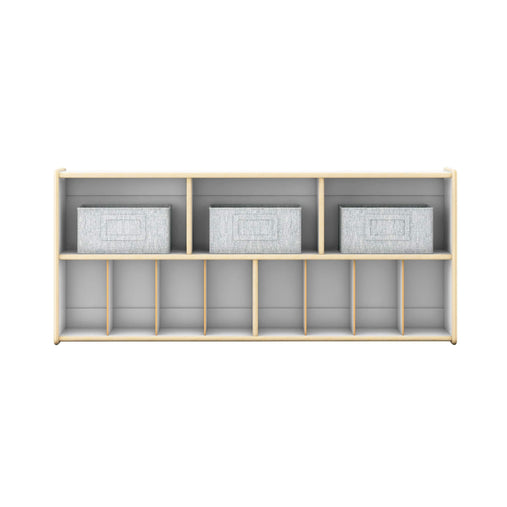 G80447 EdQ Diaper Storage White Silo 2 Front | White