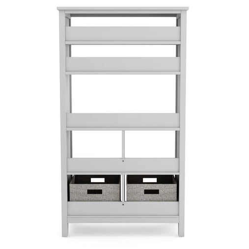 G76905 Martha Stewart Living and Learning Kids' Tall Bookcase Gray Back | Gray