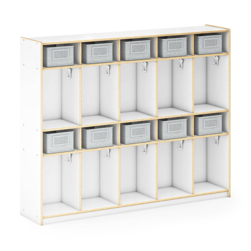 G80418 EdQ 10-Section Locker White Silo 1 Main | White