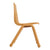 U64107 Chunky Leg Chair 15.5in Natural Side | 39 cm