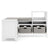 G76801 Martha Stewart Corner Nook White Sil 2 Front | Linen White