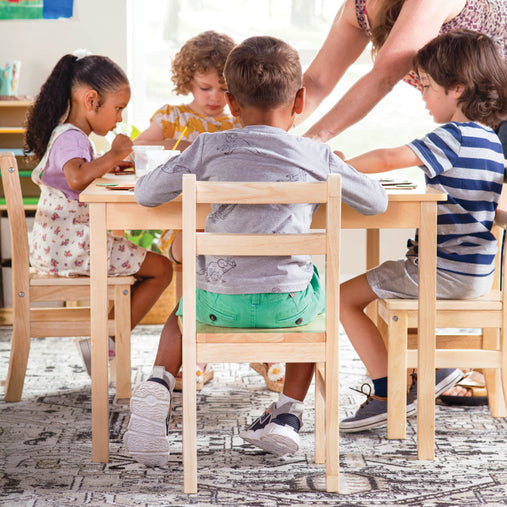 G80372-P EdQ Classroom Table 30 x 48 Lifestyle 5351 | 22 in
