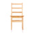 U61104 Solid Wood Chair 14 in Set of 2 Front | 36 cm