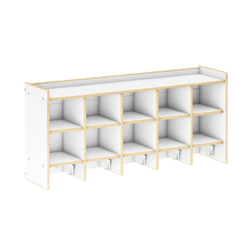 G80420 EdQ 10-Section Wall Mounted Locker White Silo 1 Main | White