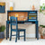 G27641 Media Desk Navy Env 6795 Front | Navy