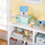 G76804 White Low Bookcase Environmental 2 | Linen White