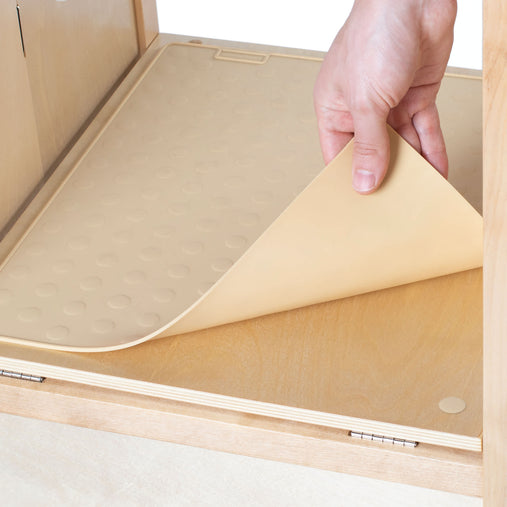 25083NT-R Non-Slip Platform Mat Natural Lifted Corner | Natural