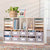 G80219 Shelves and 10 Bin Storage Unit White Main Image | White