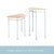 G99924 Standing Modular Desk -Height Range | Trapezoid