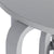 G81047 Nordic Table and Chairs Set Gray Product Table Corner Detail | Gray