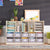 G80219 Shelves and 10 Bin Storage Unit White Env 1 | White