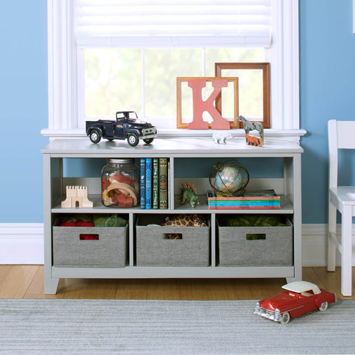 G76904 Martha Stewart Low Book Shelf | Gray