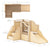 G97112 EdQ Toddler Up Down and All Around Loft Natural dimensions B | Natural