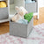 G27848 Martha Stewart Kids Book and Bin Browser with Bin White Env Detail 2 | Linen White