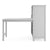 G76911 Martha Stewart Living and Learning Kids' Media System with Desk Extension Gray Side 2 | Gray