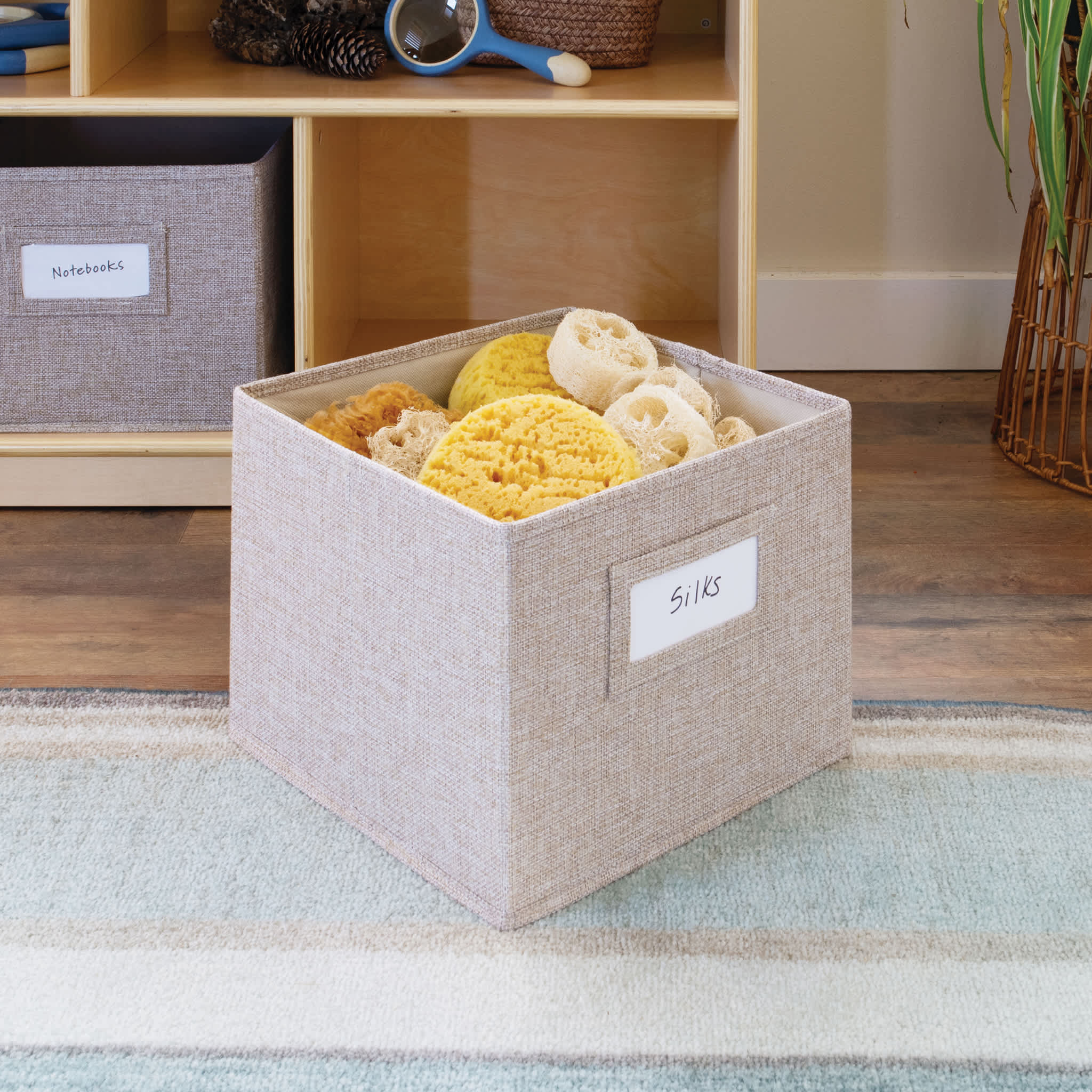 EdQ 3-Shelf 8-Compartment Storage with Bins - 36