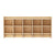 G80421 EdQ 10-Section Wall Mounted Locker Natural Silo 2 Front | Natural