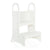 G97020 High Rise Step-Up White Quarter New | White