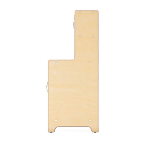 G80435 EdQ Kitchen Microwave and Cupboard Natural Silo 2 Side | Natural