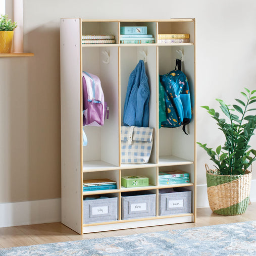 G80410 EdQ 3-Section Locker White Env 1957 Main | White